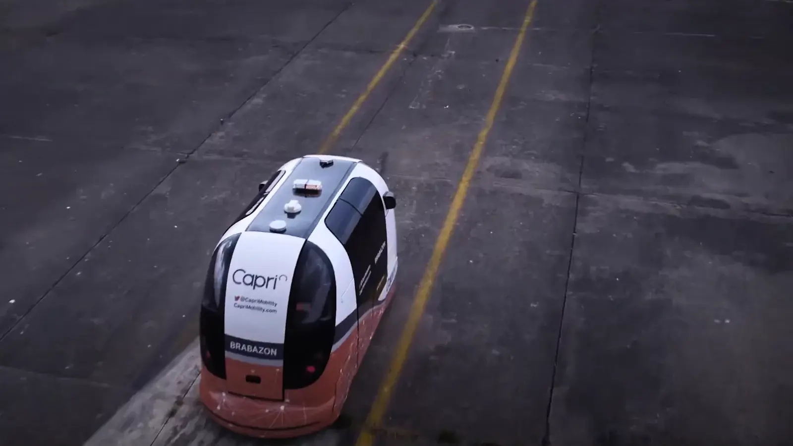 An image of a driverless pod